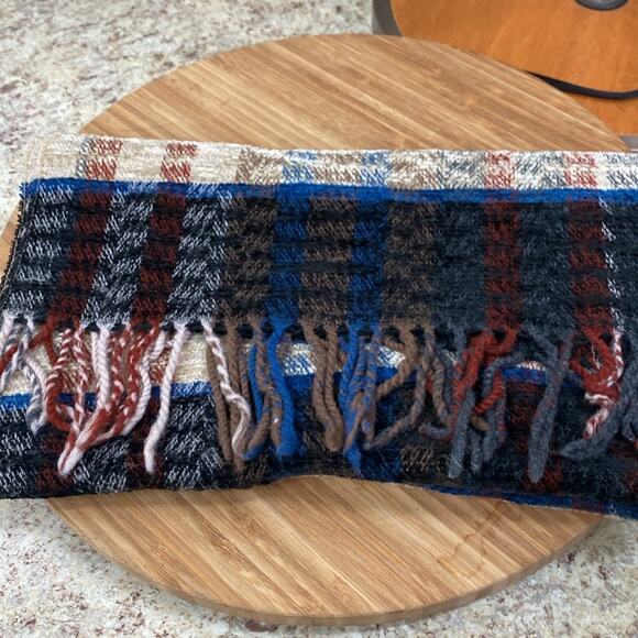 Prochownick 1880 women’s plaid fringe scarf - Picture 6 of 6